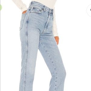 Agolde pinch waist high rise kick jeans